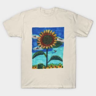 Sunflower in the Field T-Shirt